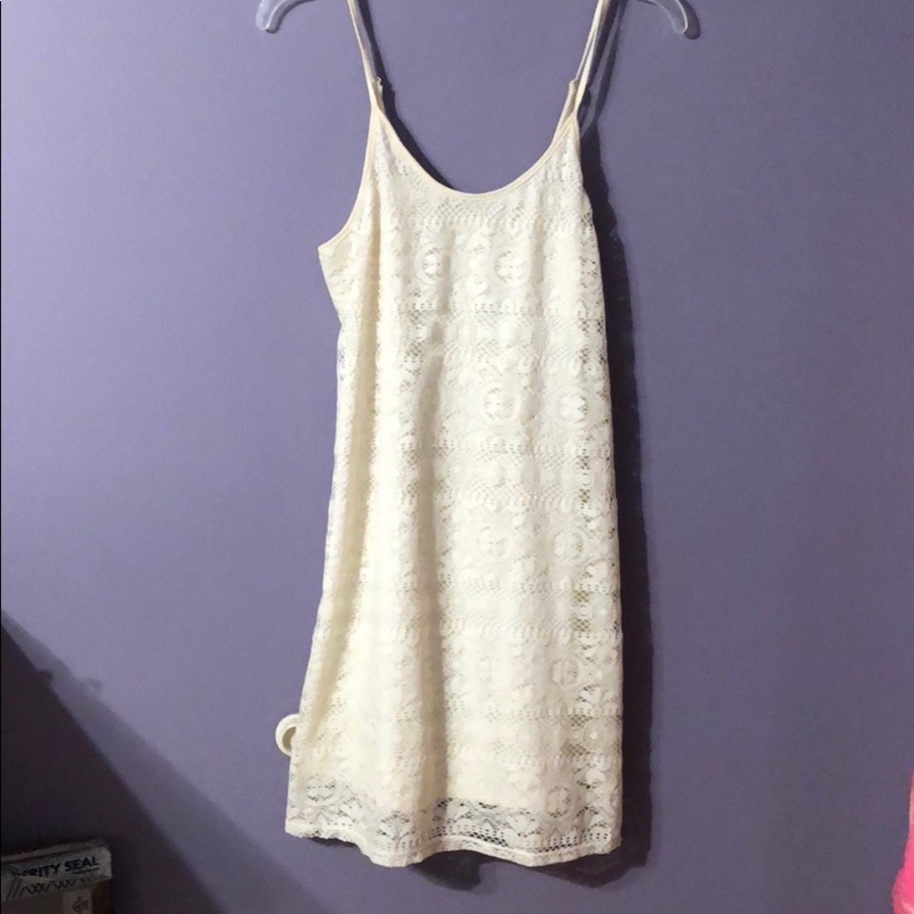Cute cream white lace dress